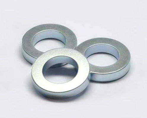Pierścieniowe magnesy NdFeB N52 z powłoką cynkową do zastosowań przemysłowych