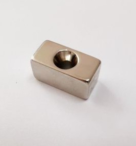 OEM Ndfeb N45 magnes blokowy prostokątne magnesy z łbem stożkowym